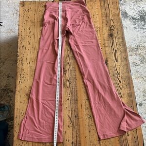Lululemon Groove super high rise flared rose legging  4